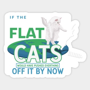 FLAT EARTH: Flat Earth Sticker